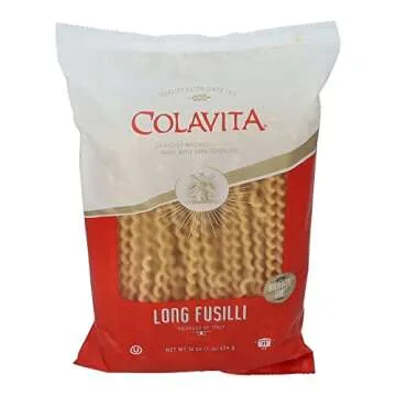 Colavita Pasta FUSILLI Colavita BUCO Pasta 1 Pound - Pack of 12