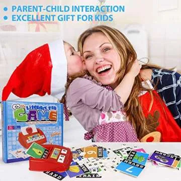 Learning Toys for Kids, Matching Letter Game, Educational Toys with Flash Cards, Spelling Game for 3-6 Year Old Boys Girls Preschooler Kindergarten