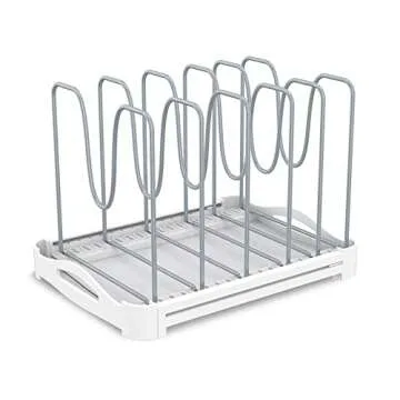 Adjustable Bakeware Organizer for Kitchen Essentials