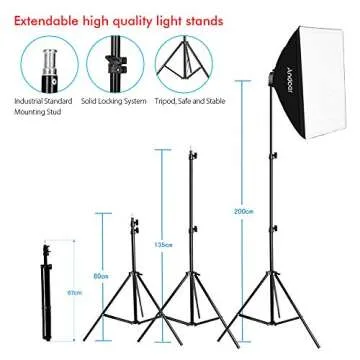 Andoer Photography Softbox Kit for Stunning Shots