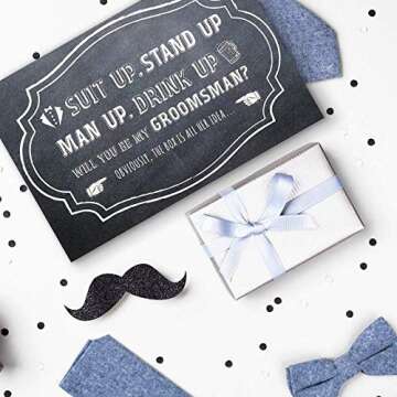 Pop Fizz Designs Groomsmen Box (6 pack) Groomsman Gift I Groomsmen Proposal Box | Groomsmen Gift Box...