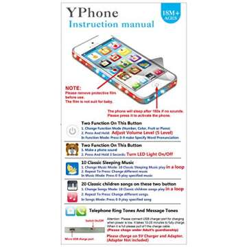 YOYOSTORE Children Learning Education Mobile Toy