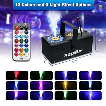 500W Fog Machine with 9 LED Lights for Events