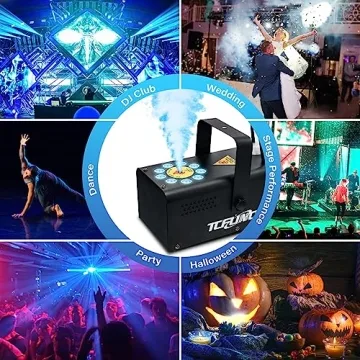 500W Fog Machine with 9 LED Lights for Events