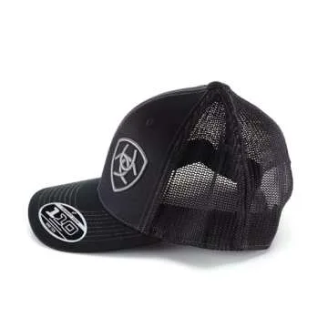 ARIAT Men's Flexfit 110 Cap - Durable and Stylish Black Cap