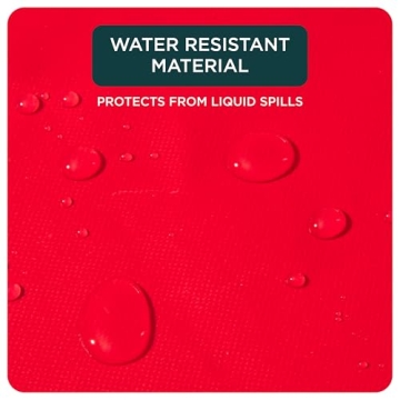 HOLDN’ STORAGE Premium Wreath Storage Bag - Durable 600D Material - Waterproof - Heavy-Duty Christmas Storage Container for Xmas Wreath with Dual Zipper Closure, Tear-Proof, 30" W x 7.5" D - Red