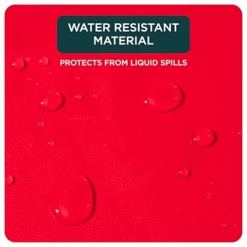 HOLDN’ STORAGE Premium Wreath Storage Bag - Durable 600D Material - Waterproof - Heavy-Duty Christmas Storage Container for Xmas Wreath with Dual Zipper Closure, Tear-Proof, 30" W x 7.5" D - Red