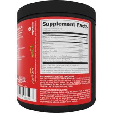 Bucked Up Woke Pre Workout Blue Raspberry - Best Taste