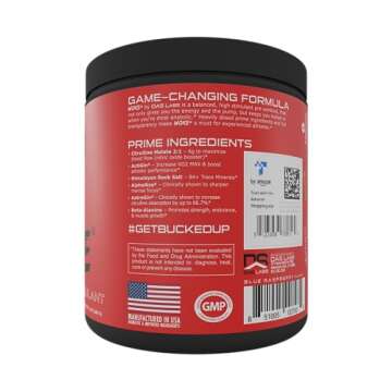 Bucked Up Woke Pre Workout Blue Raspberry - Best Taste