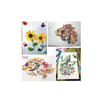 Quilling Paper Strips Set - 1300 Vibrant Art Supplies