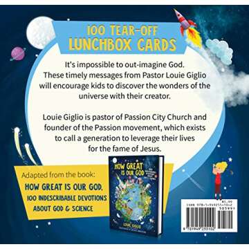 How Great Is Our God: 100 Tear-Off Lunchbox Cards About God and Science