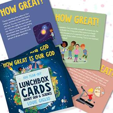 100 Tear-Off Lunchbox Cards: God & Science for Kids