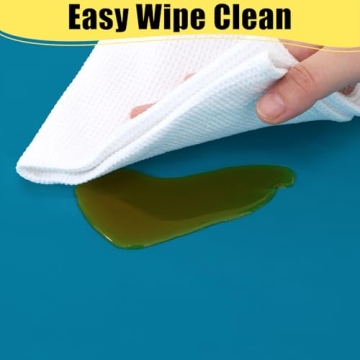 Smiry Disposable Aqua Table Cloths - 6 Pack Waterproof