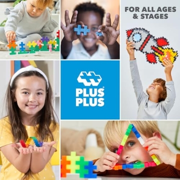 Plus-Plus 240 Piece Building Blocks for Creative Kids
