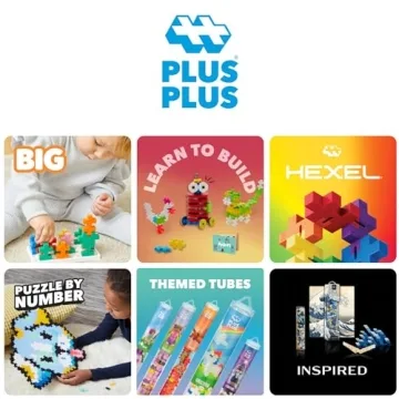 Plus-Plus 240 Piece Building Blocks for Creative Kids