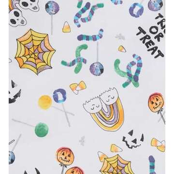 Burt's Bees Baby Baby Girls' Pajamas, Tee and Pant 2-Piece Pj Set, 100% Organic Cotton, Halloween Treats
