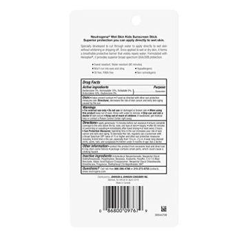 Neutrogena Wet Skin Kids Sunscreen Stick SPF 70 for Face & Body