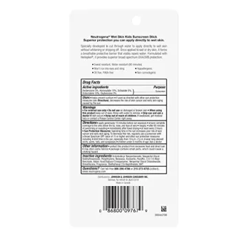 Neutrogena Wet Skin Kids Sunscreen Stick SPF 70 for Face & Body