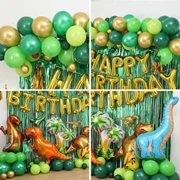 LFVIK Dinosaur Party Decorations for Kids Birthdays