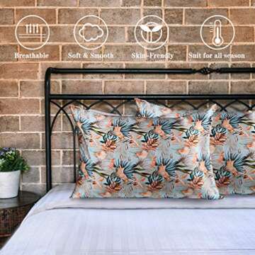 Luxury 100% Silk Pillowcase for Hair and Skin Beauty