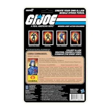 Super7 G.I. Joe Cobra Commander Action Figure - 80s Classic