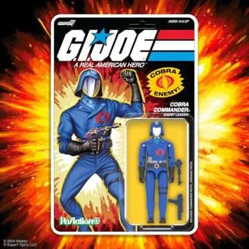 Super7 G.I. Joe Cobra Commander Action Figure - 80s Classic