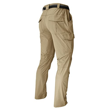 WENRONSTA Men's Hiking Work Cargo Pants – Quick-Dry Lightweight and Water-Resistant with 6 Pockets...
