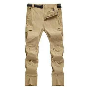 WENRONSTA Men's Quick-Dry Cargo Pants for Outdoors