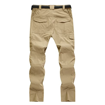 WENRONSTA Men's Quick-Dry Cargo Pants for Outdoors