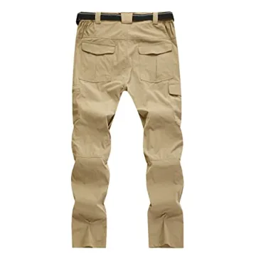 WENRONSTA Men's Quick-Dry Cargo Pants for Outdoors