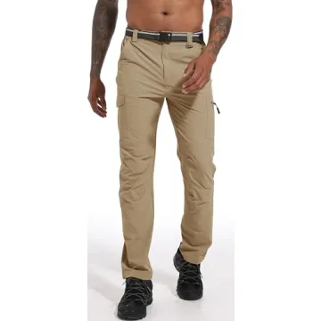 WENRONSTA Men's Quick-Dry Cargo Pants for Outdoors