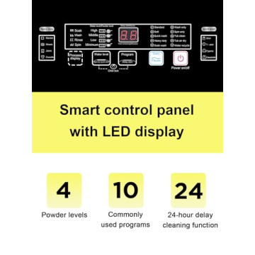 Compact 25 lbs Automatic Washing Machine Ideal for Small Spaces