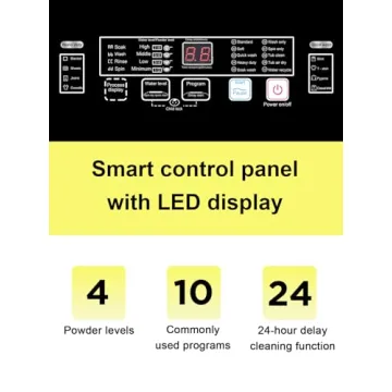 Compact 25 lbs Automatic Washing Machine Ideal for Small Spaces