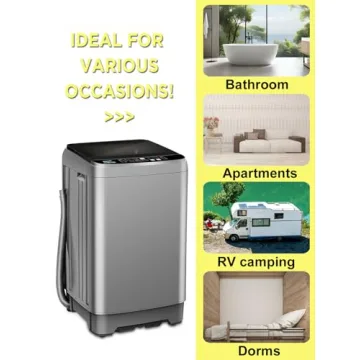 Compact 25 lbs Automatic Washing Machine Ideal for Small Spaces