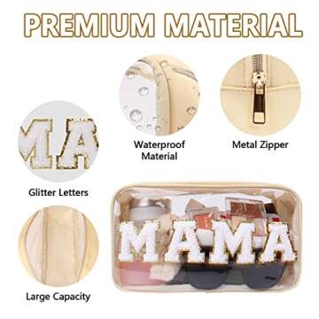 Iqimott Stylish Mama Bag - Women’s Chenille Makeup Pouch