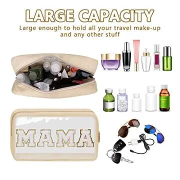 Iqimott Stylish Mama Bag - Women’s Chenille Makeup Pouch