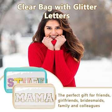 Iqimott Stylish Mama Bag - Women’s Chenille Makeup Pouch