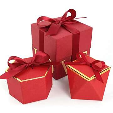 IHKFILAN Double Face Satin Ribbon 1Inchx25Yards Double Sided Solid Polyester Ribbon for Gift Wrapping Party Hair Braids Bow Shower Decoration Floral Arrangement Craft Supplies (Wine)