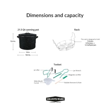 Granite Ware Canning Pot Kit for Home Preservation