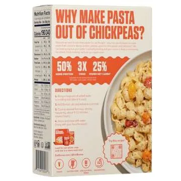 Banza Shells Pasta from Chickpeas - Gluten Free, High Protein, and Lower Carb Protein Shells Chickpea Pasta - 8oz