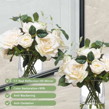 Black Framed Bathroom Mirror for Stylish Homes