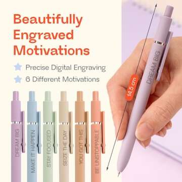 Achievers Inspirational Pen Set for Women - Stylish Motivational Gift