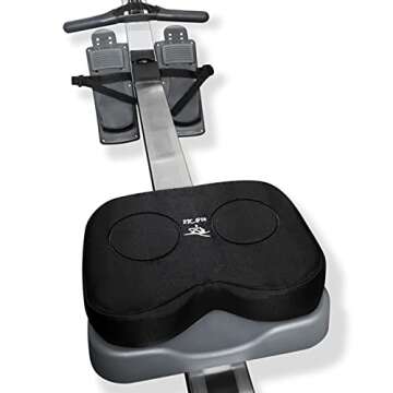 2K Fit Rowing Machine Seat Cushion for Concept 2 - Comfort & Support