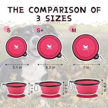 Collapsible Dog Bowls for Travel - BPA Free Bowls