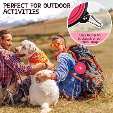 Collapsible Dog Bowls for Travel - BPA Free Bowls