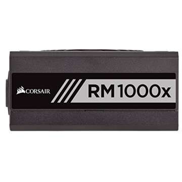 CORSAIR RMx Series, RM1000x, 1000 Watt, 80+ Gold , Fully Modular Power Supply (Renewed)