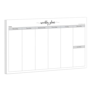 321Done Weekly Planning Notepad - 50 Sheets - Effortless Organization