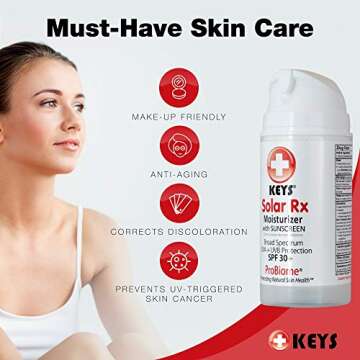 Keys Moisturizer with Sunscreen 3.4oz - Daily Skin Protection