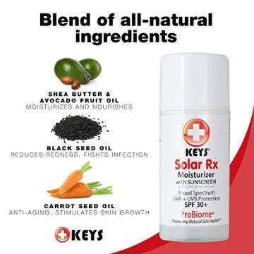 Keys Moisturizer with Sunscreen 3.4oz - Daily Skin Protection