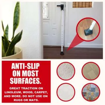 SECURITYMAN 2-in-1 Door Security Bar for Home & Travel